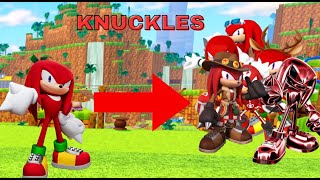 All Knuckles, All Action | Every Version in Sonic Speed Simulator