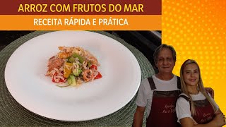 RECEITA DE ARROZ COM FRUTOS DO MAR| RECEITA RÁPIDA E PRÁTICA| Receitas de pai e filha