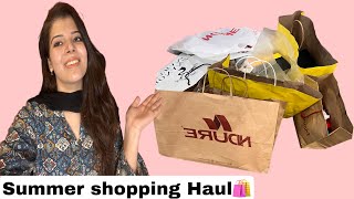 Shopping Haul - Summer and Eid Dresses- Bonanza outfit Review | Reasonable Shopping 🛍️ #haul