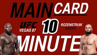 Best UFC Vegas 87 Bets | 10 Min Full Card Breakdown | Rozenstruik vs. Gaziev | Main Card Minute