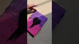 cardboard painting #craft #shorts #youtubeshorts #youtube #canvaspaint