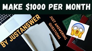 Justanswer make money | How I earn $1000 per month by answering questions