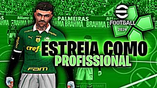 A ESTRÉIA! - RUMO AO ESTRELATO PES PPSSPP 2024 #2 MODO CARREIRA (Kaká Dior)