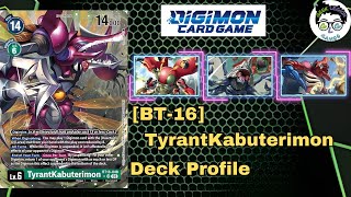 1st Place Locals! | BT16 TyrantKabuterimon | Deck Profile