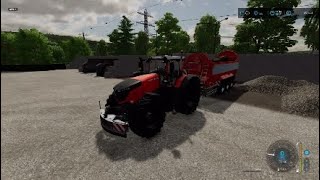 New Krampe trailer/accident with JD excavator/cutting down last tree |Public Work |Fs22 |Ps4