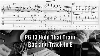 Hold That Train | Blues Backing Track in E