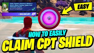 How to EASILY Claim Captain America's Shield or Shuri's from eliminated players - Fortnite Quest