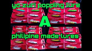 Yo zuri popper lures #pinoy made lures