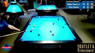 Mike Davis Jr vs Clay Davis - 10 Ball Tournament - Second Round - Points Event #8 - 10/5/24