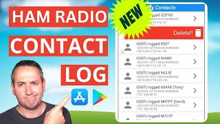 🆕 HAM RADIO Contact log 🆕 (for mobiles and tablets)