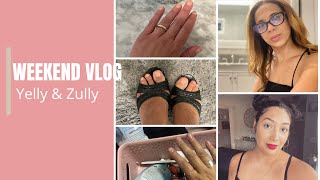 WEEkEND VLOG | Olde Mistic Village, Filming, Nail Care | Yelly&Zully