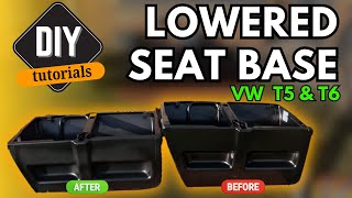 HOW TO INSTALL LOWERED SEAT BASE VW TRANSPORTER