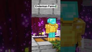 Minecraft: The Best Enderman XP Farm Tutorial! #shorts #trending #viral #shortvideo