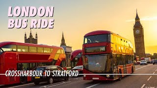 London Bus Journey Route D8 Crossharbour To Stratford