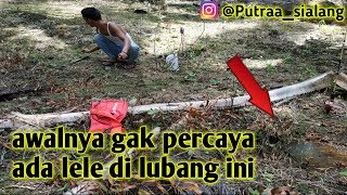 MANCING IKAN LELE DI RAWA || strike lele di dalam lubang