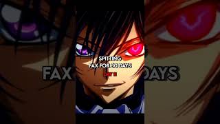 Spitting Fax For 30 Days || Day 11||#anime#tanjiro#demonslayer#codegeass