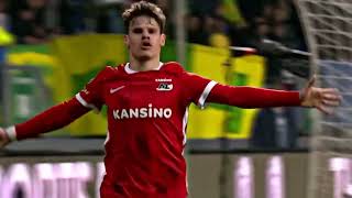 Kerkez Milos félpályás szóló gólja a Fortuna Sittard ellen #hun #legios #foci #azalkmaar #eredivisie