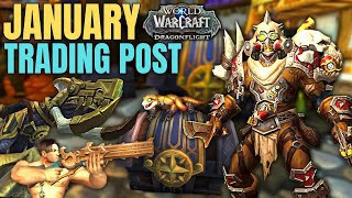 WoW Trading Post Rewards January 2024 | Dragonflight