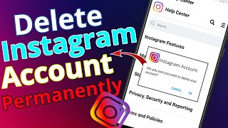 How to delete instagram account permanently in 2022 | Delete instagram account temporary/permanently