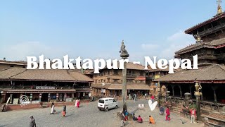 Bhaktapur - Nepal Spring 2023 | Walking Tour Video 4K