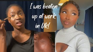 GRWM+ Story-time of how I went to work as an international student in Uk and got beaten | MonnyLagos