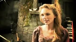 Taylor Swift in her Disney Era Disney’s Rapunzel photoshoot bts