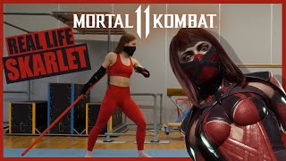 MARTIAL ARTIST does SKARLET'S MOVES from MORTAL KOMBAT 11