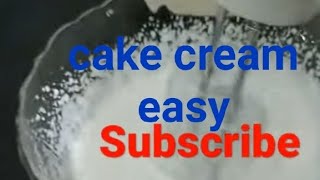 cake cream easy 🎂