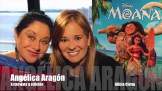 Moana en español, entrevista con la abuela Tala, Angélica Aragón