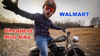 I bought the CHEAPEST mini bike from Walmart (is it good?)