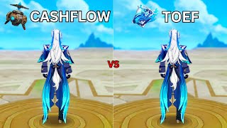 Is Cashflow Good on Neuvillette? || Cashflow Vs Toef Comparison! {Genshin Impact}