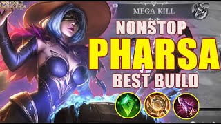 FULL POWER!! Pharsa Nonstop Ganking - Build Top 1 Global Pharsa ~ MLBB