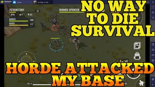 UPGRADING BASE WITH TURRETS THEN DEFENDING BASE FROM HORDE - NO WAY TO DO DIE SURVIVAL