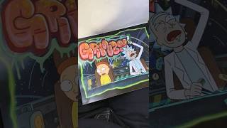 ruining this book! #art #rickandmorty #graffiti #graffitiart #posterbook #ruin