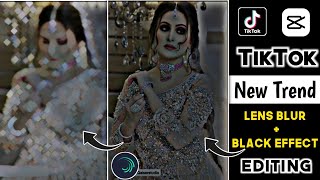 Halo Blur & Black Effect Video Editing In Capcut App || Tik Tok Trending Video Editing Alight Motion