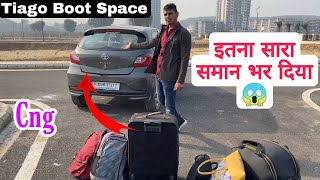 Tata tiago cng 2022 boot space - Fully Loaded Practical Review | tata tiago cng