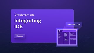 IDE: Integrating With Checkmarx One