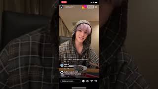 Taeyong NCT speaking English Instagram Live IG Live