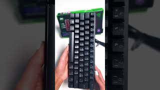 Razer Huntsman Mini ASMR Unboxing ⌨️🔥 #asmr #razer #unboxing #keyboard #unboxingvideo #gaming #lol