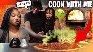 MACEI PIZZA COOK WITH ME GOES WRONG😱🤮