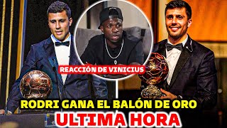 🚨RODRI GANA EL BALÓN DE ORO 2024 - LA REACCIÓN DE VINICIUS Y NO VIAJA A LA GALA - TEN HAG DESPEDIDO