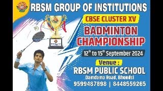 BADMINTON CHAMPIONSHIP  12  to 15 Sep 2024