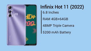 Infinix Hot 11 (2022) Official look, Price, Camera, Design, Specifications and Features