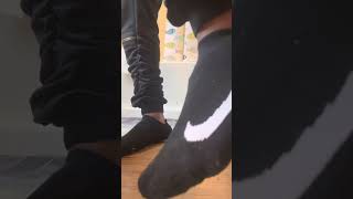 Black Nike Ankle Sock Foot Play