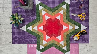 Patchwork tutorial; Specific techniques ro sew perfect star table topper