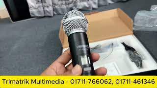 Verbex VT-GLXD4 UHF Wireless Microphone (2-Hand or 1-Hand & 1-Head/Tie) | Country of Origin UAE 🇦🇪