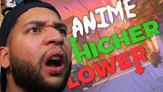 PLAYING ANIME HIGHER OR LOWER!!! (Taka Hiku)