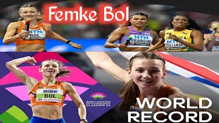 Femke Bol breaks 400m world indoor record 49.17 Bol returns from the depths of hell win relay gold