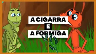 Fabula a cigarra e a formiga historinhas para dormir