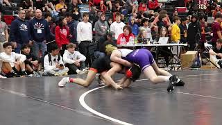 Rocco Cassioppi of Rockton (Hononegah) won by major decision over Daniel Lehman of (HERSEY)